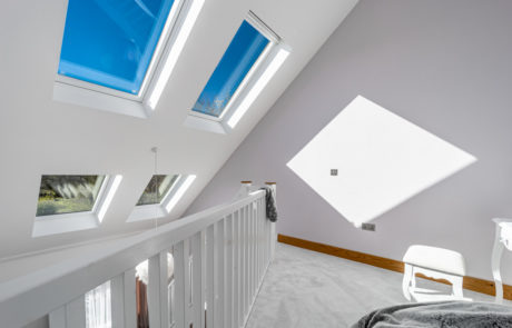 White Room With Large Skylights